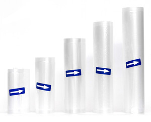 Изображение товара Набор рулонов для вакуумного упаковщика Райзпак 5 шт 50 см рифленая