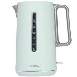Изображение товара Электрочайник Hyundai HYK-S9999 зеленый с мощностью 2200 Вт и функцией автоотключения