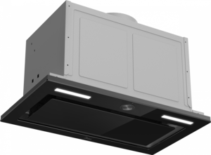 Изображение товара Полновстраиваемая вытяжка Midea MH60I730GB черный стекло 900 м3/ч ledd освещение