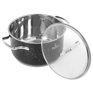 Изображение товара Кастрюля Rashel Стефани R-407v 4.7 л нержавеющая сталь совместима с индукцией