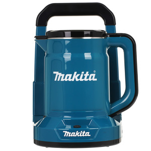 Изображение товара Электрочайник Makita DKT360Z аккумуляторный с двумя стенками синего цвета
