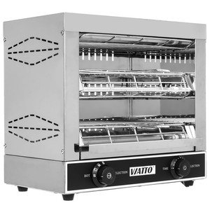 Изображение товара Горизонтальный тостер Viatto VA-TS-02 серебристый 2 слота мощный