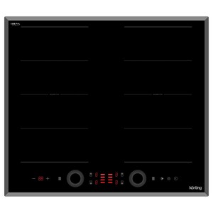 Изображение товара Индукционная варочная поверхность Korting HIB 68700 B Quadro с функцией Quadro Flex