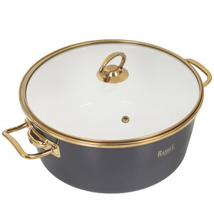 Изображение товара Кастрюля Rashel Grand R0824 4.5 л 24 см черный