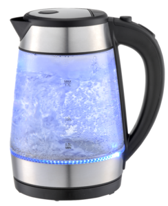 Изображение товара Электрочайник Renova KT17G-02B серебристый 1.7 л 2200 Вт с подсветкой и защитой