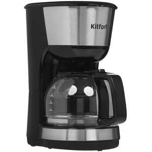 Изображение товара Капельная кофеварка Kitfort КТ-715 черная с автоподогревом и системой защиты