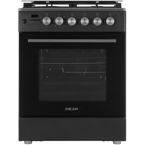 Изображение товара Комбинированная плита DEXP MC60-M03DG серый с духовкой и газовыми конфорками