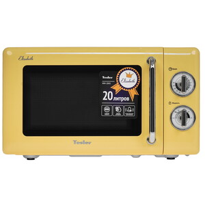 Изображение товара Микроволновая печь TESLER MM-2045 желтый с системами равномерного распределения микроволн