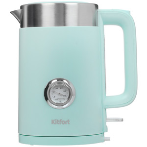 Изображение товара Электрочайник Kitfort КТ-659-2 зеленый с термометром 1.7 л