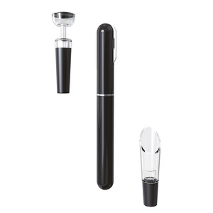 Изображение товара Набор для вина TalleR TR-65139: вакуумный штопор, аэратор и пробка