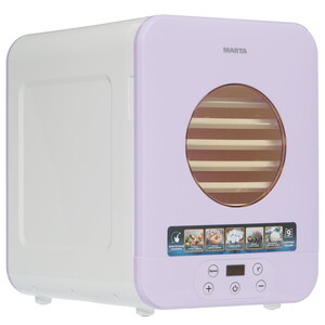 Изображение товара Сушилка для овощей и фруктов MARTA MT-1956 фиолетовая с дисплеем 9 уровней