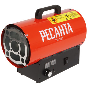 Изображение товара Газовая тепловая пушка Ресанта ТГП-15E для промышленного обогрева