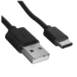 Изображение товара Кабель круглый Aceline USB Type-C - USB 2.0 Type-A черный 2 м