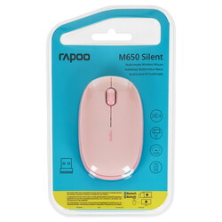 Изображение товара Мышь беспроводная RAPOO M650 [M650-PINK] розовый