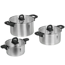 Изображение товара Набор кастрюль OneTwo Compact Keep-3C