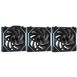 Изображение товара Комплект реверсных вентиляторов LIAN LI UNI FAN TL WIRELESS 120-3 REVERS [G99.12RTL1W3B.R0] черный