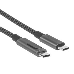 Изображение товара Кабель круглый Ugreen USB Type-C - USB Type-C серый 3 м