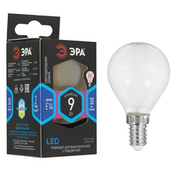 Изображение товара Лампа филаментная ЭРА F-LED P45-9W-840-E14 frost