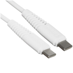 Изображение товара Кабель круглый PHILIPS USB Type-C - USB Type-C белый 1.2 м