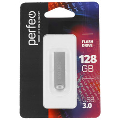Изображение товара Память USB Flash 128 ГБ Perfeo M08 Metal Series [PF-M08MS128]