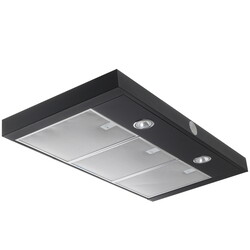 Изображение товара Вытяжка каминная Jetair TOUCH BL/A/90 черный/серый