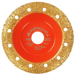 Изображение товара Чашка твердосплавная шлифовальная METALLICA Ultra 125х22,2 мм, #24, закругленная, по дереву. В кор.