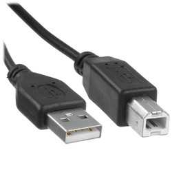 Изображение товара Кабель Гарнизон USB Type-A - USB Type-B черный 1.8 м