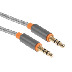 Изображение товара Кабель   JETACCESS jack 3.5 мм - jack 3.5 мм серый