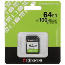 Изображение товара Карта памяти Kingston SDXC 64 ГБ [SDS3/64GB]