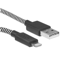 Изображение товара Кабель круглый Native Union Lightning 8-pin MFI - USB 2.0 Type-A черный 3 м