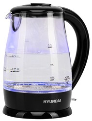 Изображение товара Электрочайник Hyundai HYK-G2011 черный