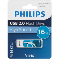 Изображение товара Память USB Flash 16 ГБ PHILIPS VIVID2.0 [FM16FD05B/97]