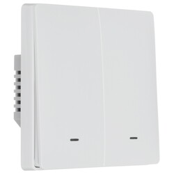 Изображение товара Умный выключатель MOES ZigBee 2 Gang Smart Push Button Light Switch