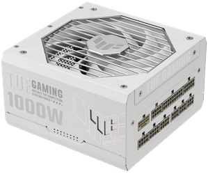 Изображение товара Блок питания ASUS TUF Gaming 1000 Gold White [TUF-GAMING-1000G-WHITE] белый
