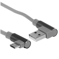 Изображение товара Кабель круглый Perfeo micro USB - USB 2.0 Type-A серый 1 м