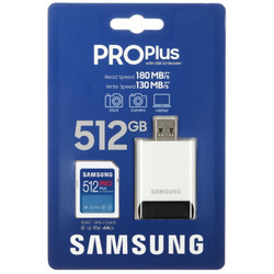 Изображение товара Карта памяти Samsung PRO Plus SDXC 512 ГБ [MB-SD512SB/WW]