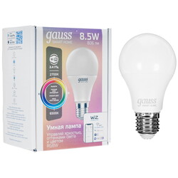 Изображение товара Умная светодиодная лампа Gauss Smart Home A60