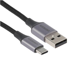 Изображение товара Кабель круглый Ugreen USB Type-C - USB 2.0 Type-A черный 0.25 м