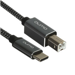 Изображение товара Кабель Qumo USB 2.0 Type-C - USB 2.0 Type-B