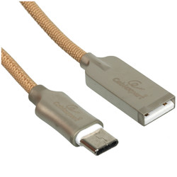 Изображение товара Кабель Cablexpert USB Type-C - USB Type-A золотистый 1 м