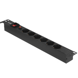 Изображение товара Блок розеток ExeGate ServerPro PDU-19H606 Al-6S-EU2CU-SW-O