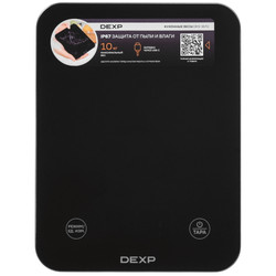 Изображение товара Кухонные весы DEXP DKS-167U черный