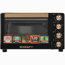 Изображение товара Мини-печь Kraft KF-MO 3505 KGL черный
