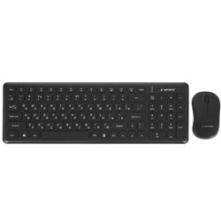 Изображение товара Клавиатура+мышь беспроводная   Gembird KBS-9200 черный