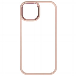 Изображение товара Накладка  Aceline Silicone Side для Apple iPhone 15 розовый