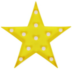 Изображение товара Декоративный светильник Apeyron Звезда желтый