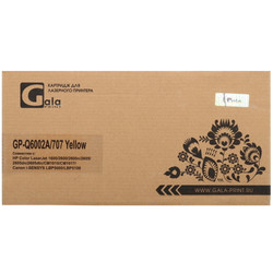 Изображение товара Картридж лазерный GalaPrint GP-Q6002A/707 желтый