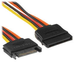 Изображение товара Кабель для питания Cablexpert CC-SATAMF-20CM