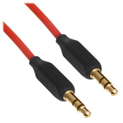 Изображение товара Кабель   Hoco jack 3.5 мм - jack 3.5 мм красный