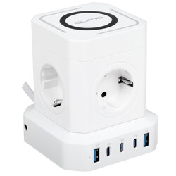 Изображение товара Сетевой фильтр Qumo Power Block System PD1 SFU2PD белый